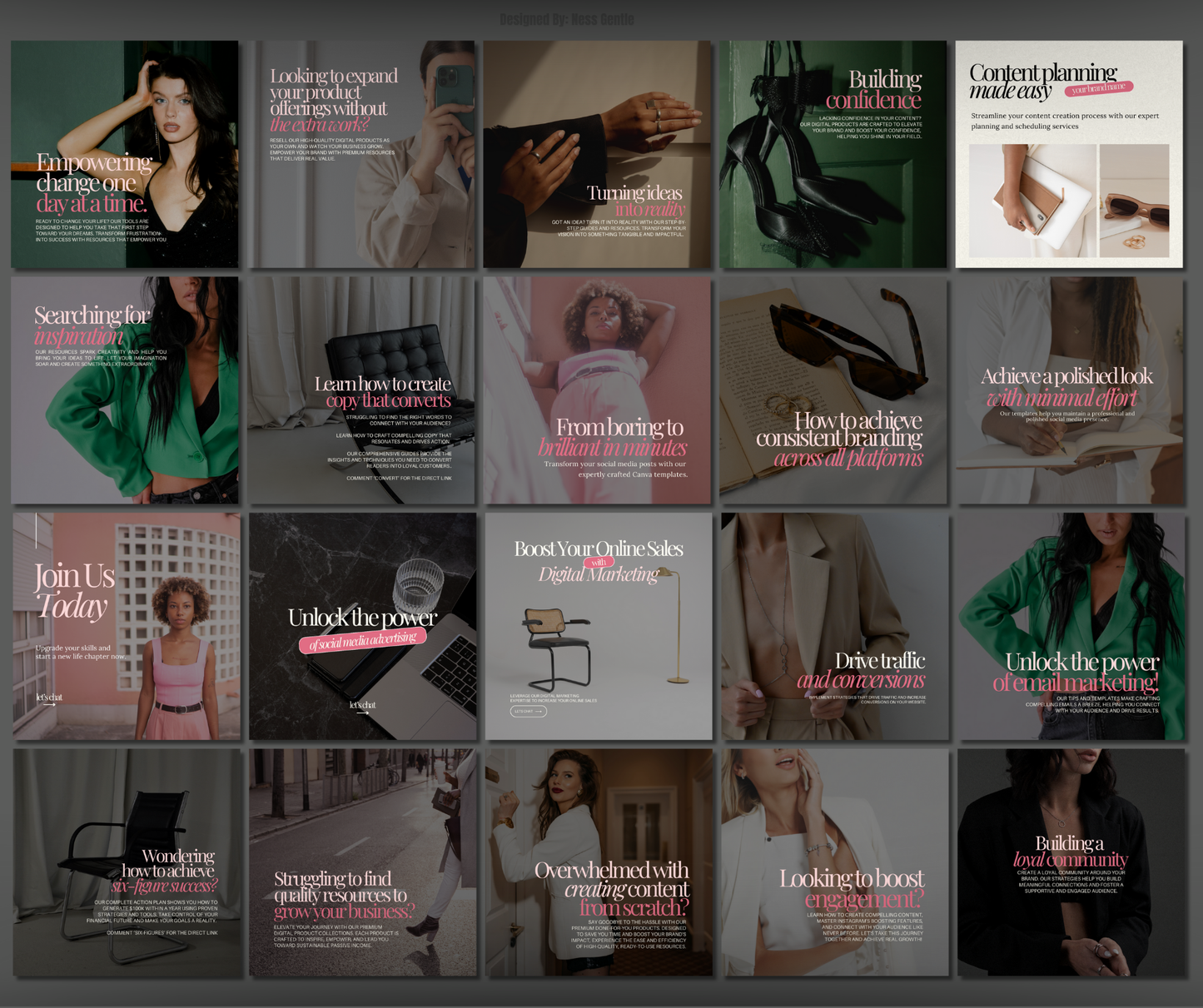 Elysian Noir Social Media Bundle